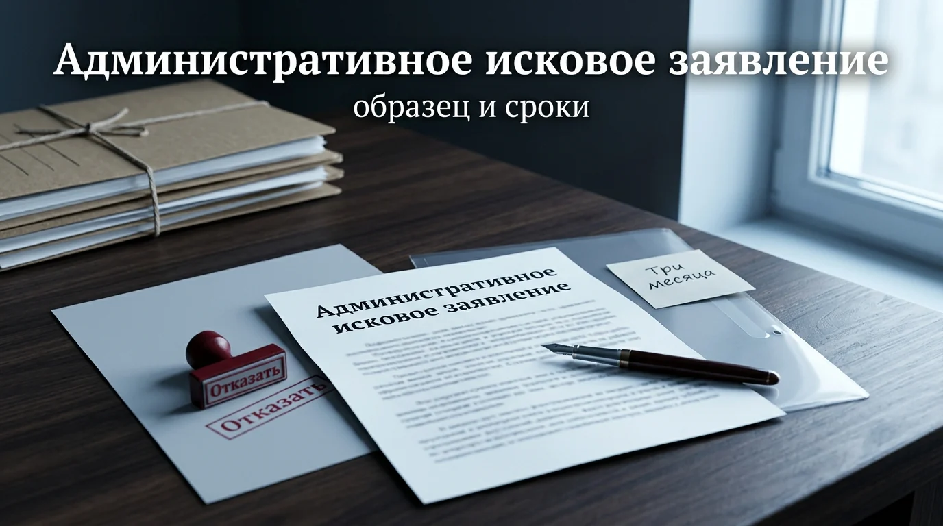 Административное исковое заявление: образец по КАС РФ, сроки и практика