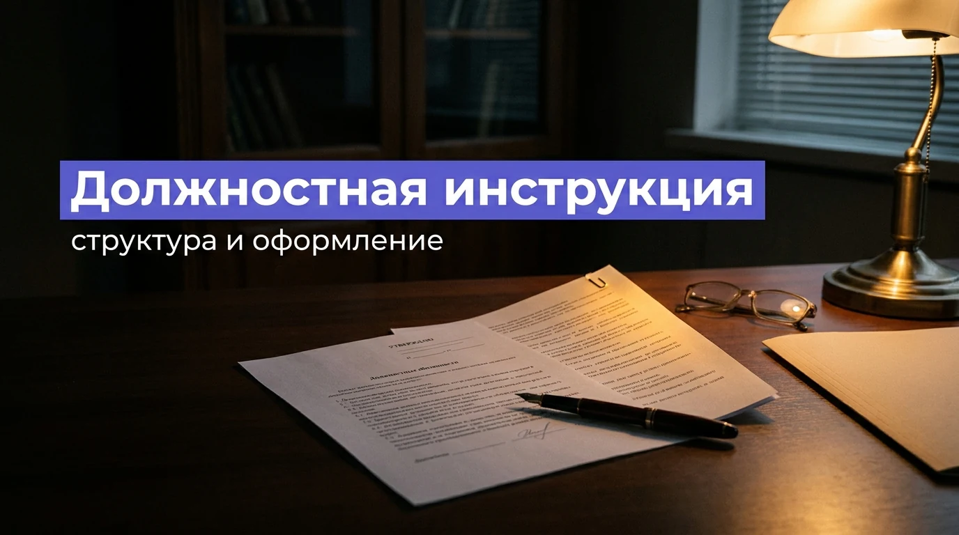 Должностная инструкция: как составить и оформить в 2026 году