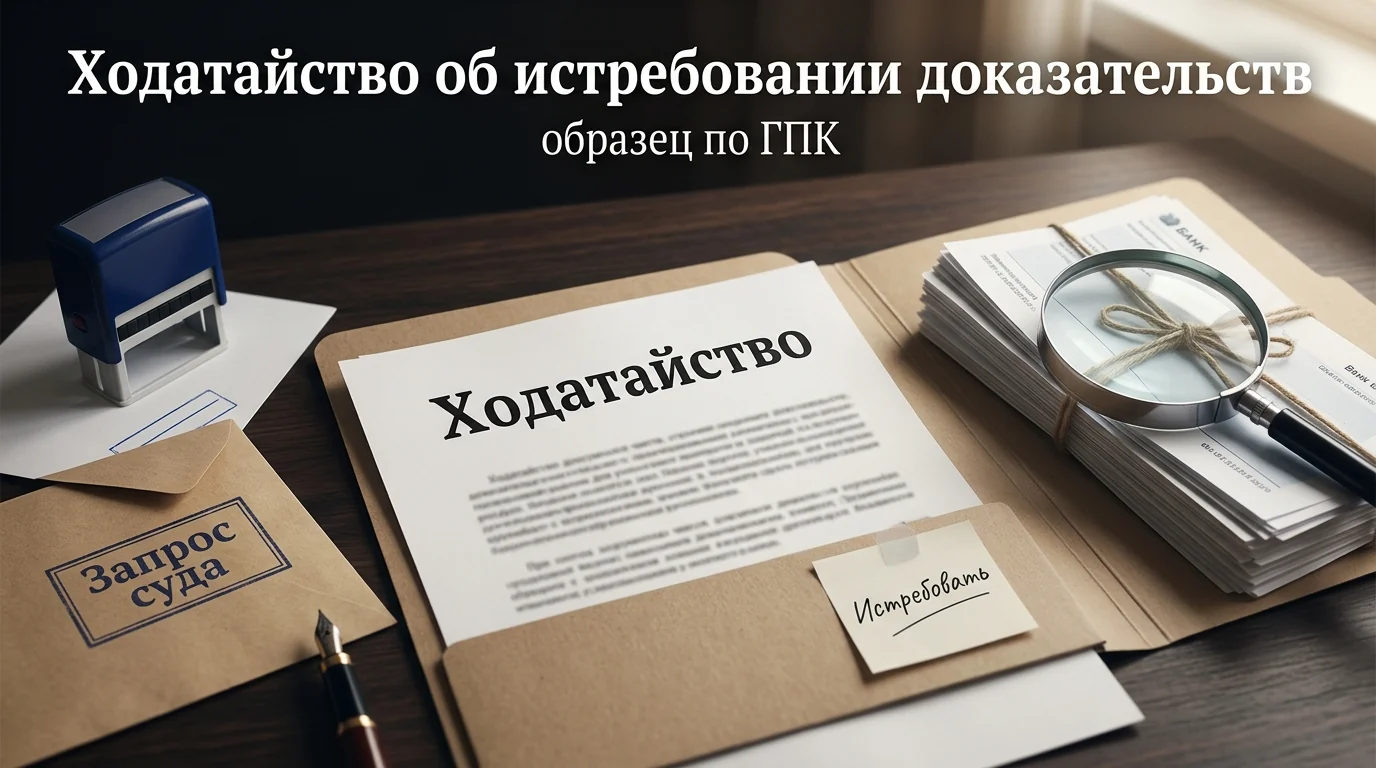 Ходатайство об истребовании доказательств по ГПК РФ: образец и практика судов