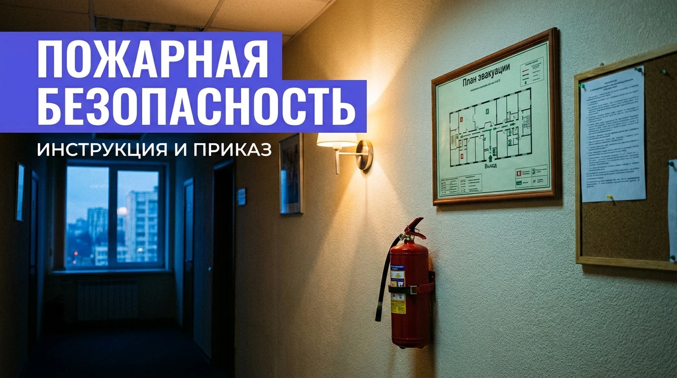 Инструкция по пожарной безопасности: содержание, образец и утверждение в 2026 году