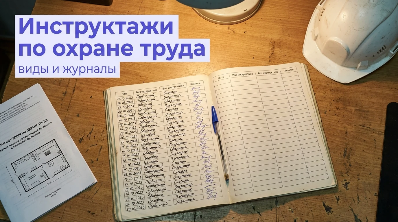 Инструктажи по охране труда: виды, периодичность, журнал и программы