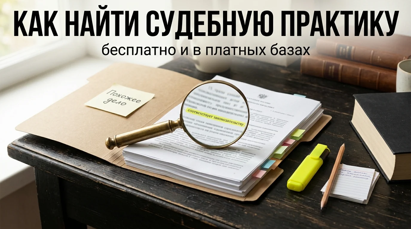 Найти судебную практику: ГАС Правосудие, сайты судов, СПС и поиск по цитатам