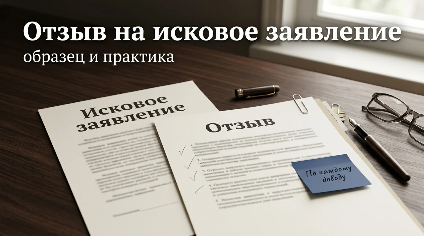Отзыв на исковое заявление: образец и практика судов