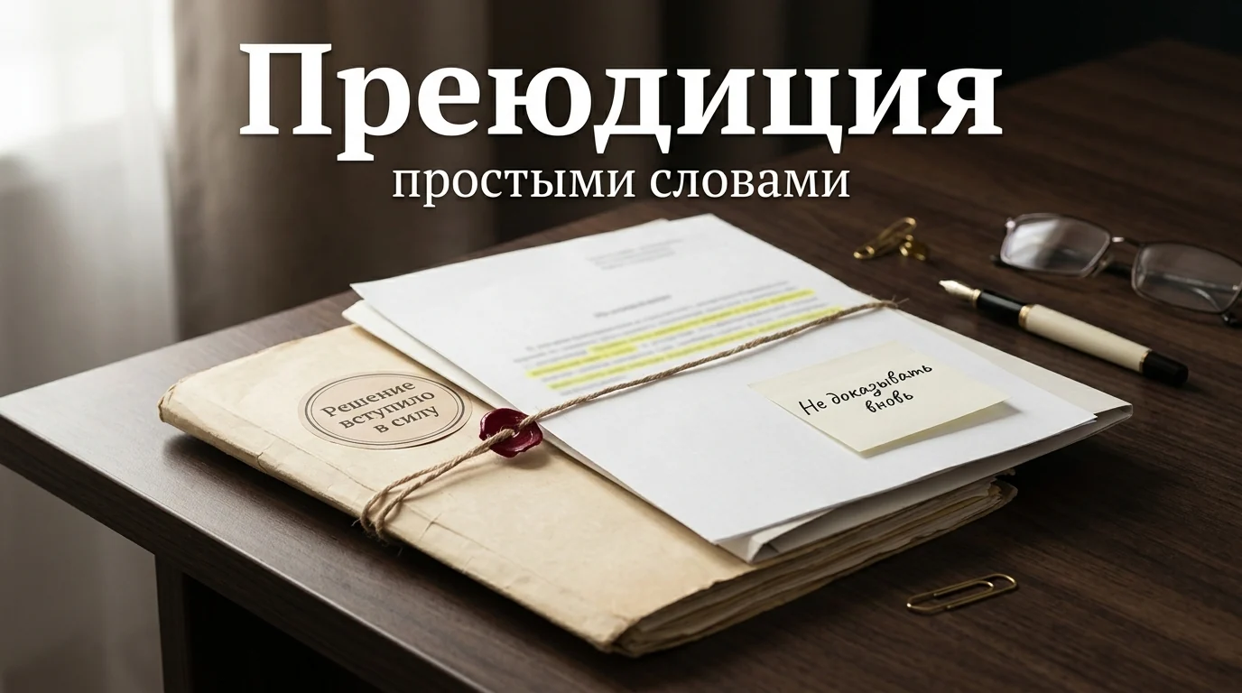 Преюдиция это простыми словами: что значит по ст. 61 ГПК и как её применяют суды