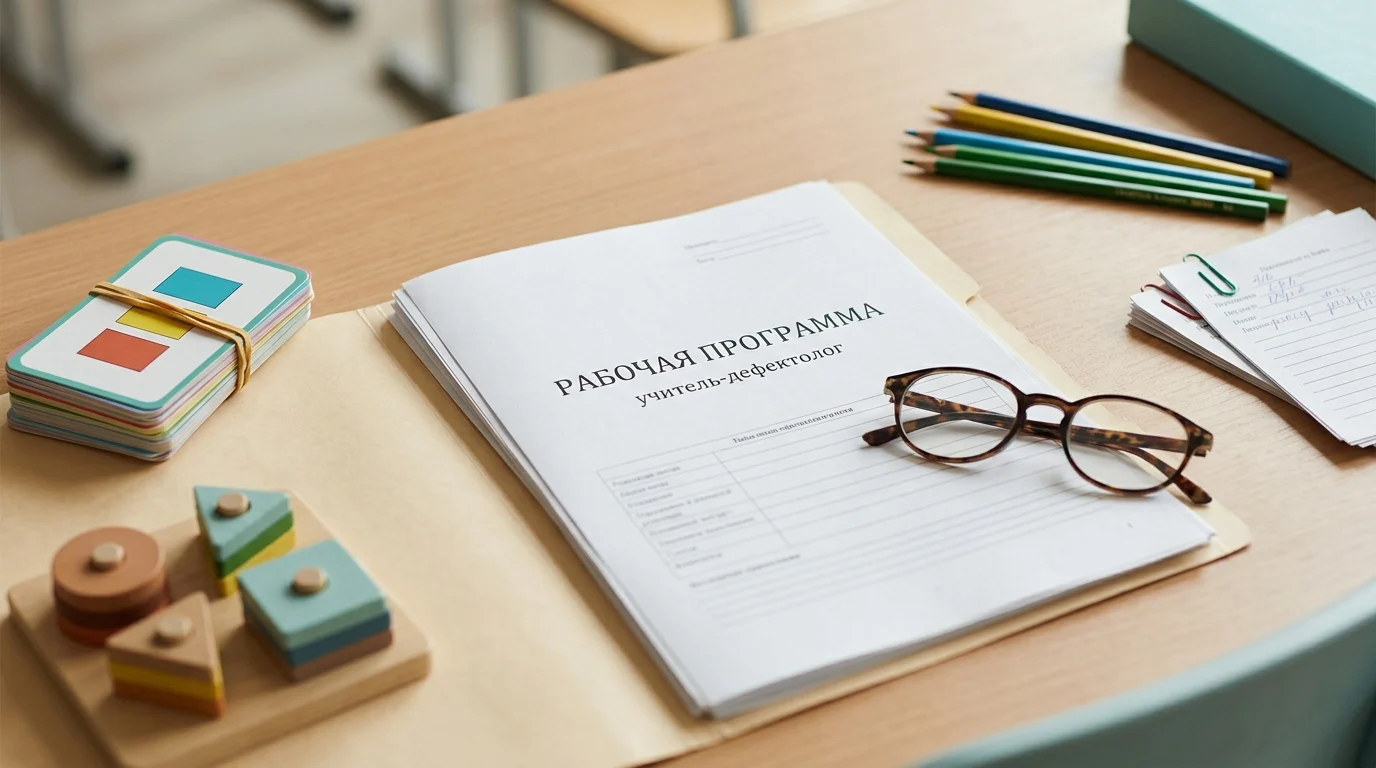 Рабочая программа дефектолога для детей с ЗПР