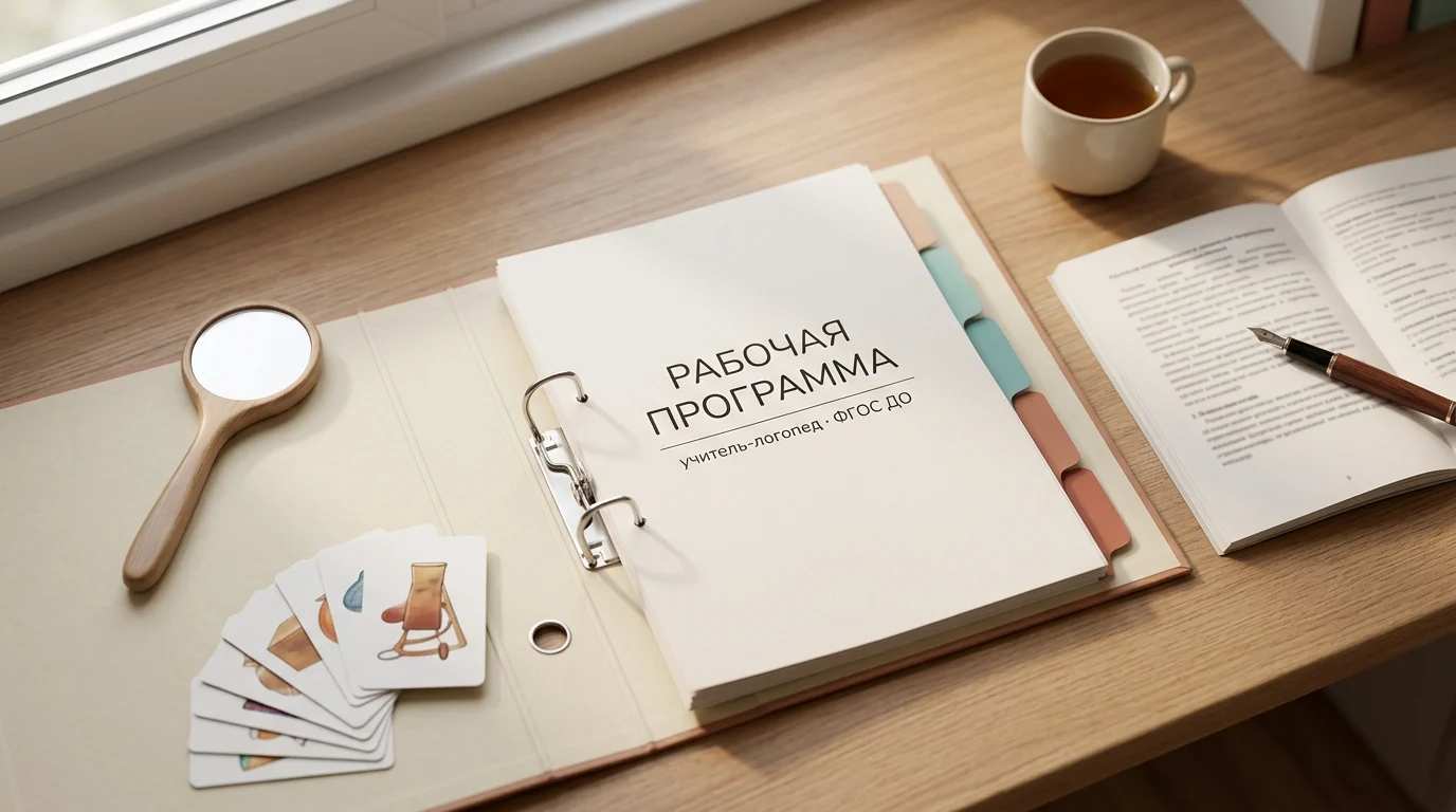 Рабочая программа учителя-логопеда ДОУ: структура по ФГОС ДО