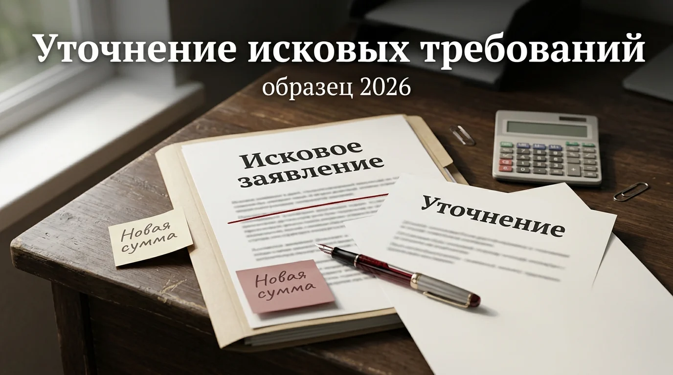 Уточнение исковых требований: образец 2026 и практика судов
