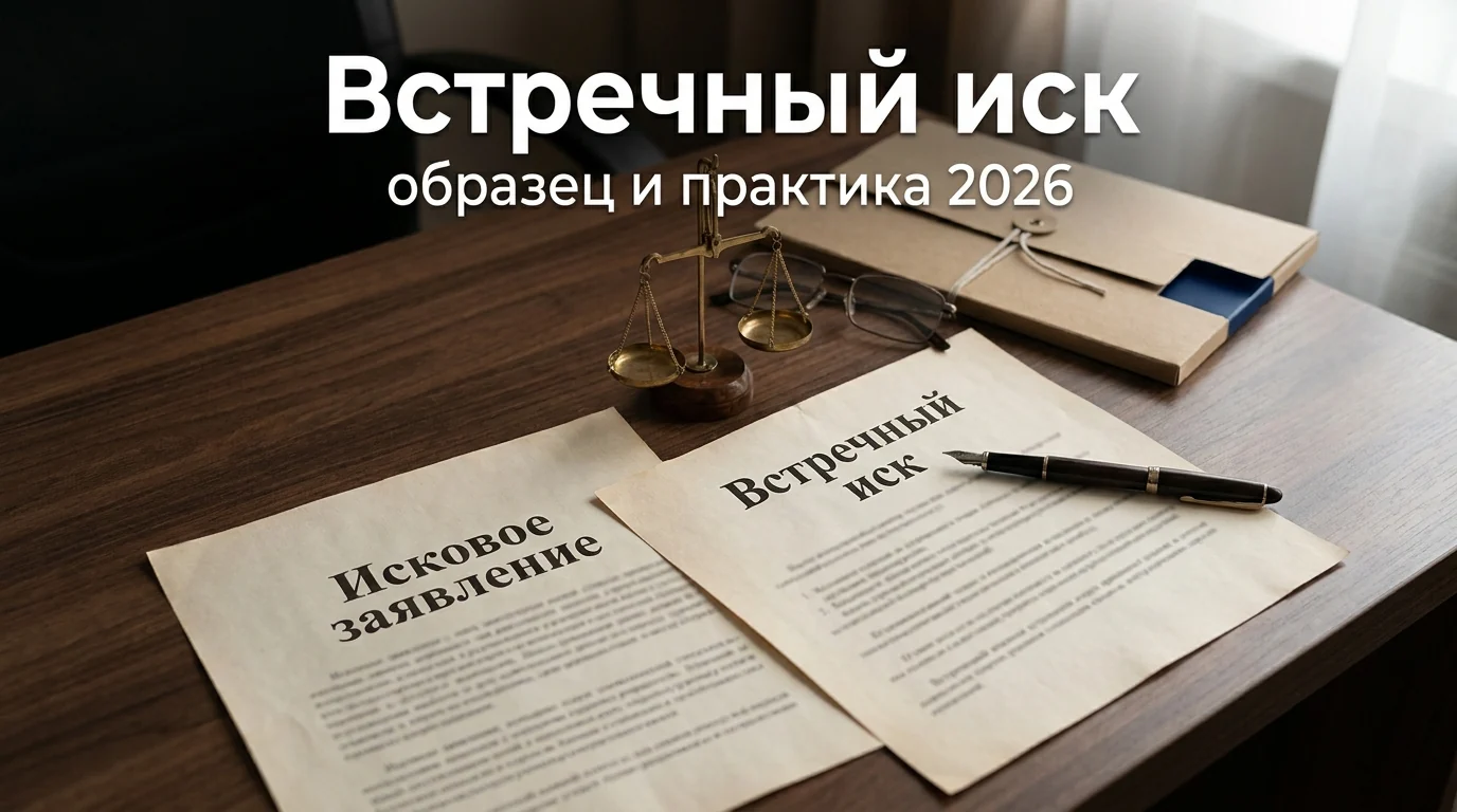 Встречный иск: образец по ГПК, как подать и практика судов